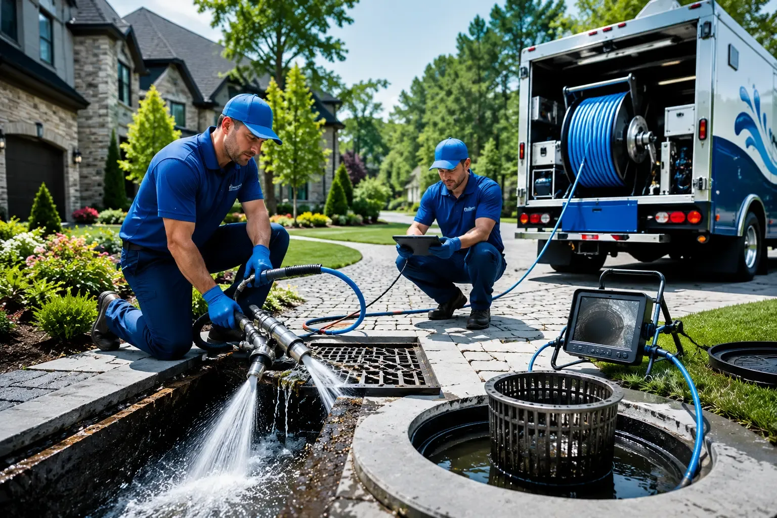 Local outdoor drain cleaning professionals in Wixom, MI